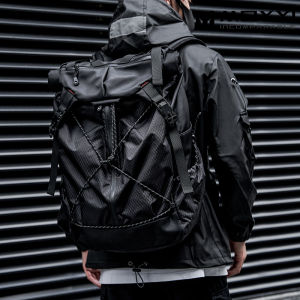 MOYYI Premium Oxford Large Backpack For Men 17.3Inch Laptop Multi Pockets Large Capacity Outdoor Bag For Travel Sports Motorcycle Riding