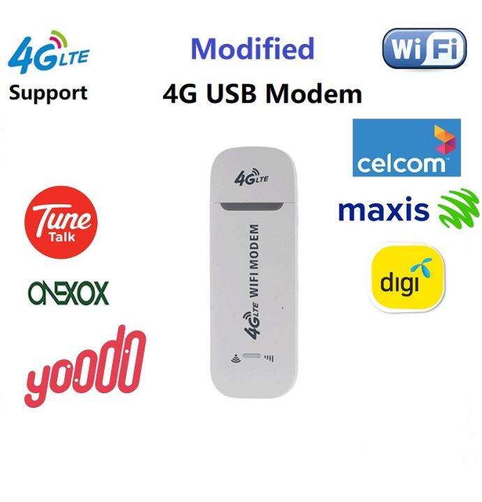 Modified 4G USB Modem Router Unlocked Hotspot Portable WIFI Router Sim ...