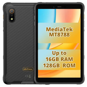 Ulefone Armor Pad Pro16 GB 128 GB NFC Rugged Tablet7650 mAh IP68/IP69KStereo Dual Speakers32MP Camera8.0 Inch HD Display