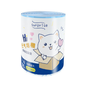 Replica shop ถุงขยะ ถุงขยะหูหิ้ว ถุงขยะพลาสติก ม้วน 100 ชิ้น ถุงขยะมีหูหิ้ว 45x50cm