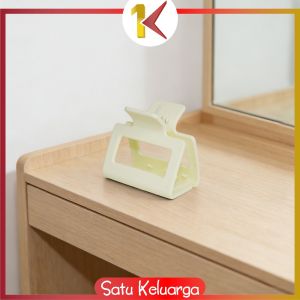 SK-C1130 Jedai Jepit Rambut Wanita Bahan Plastik Jedai Doff / Jepitan Rambut Model Kotak Polos Clip