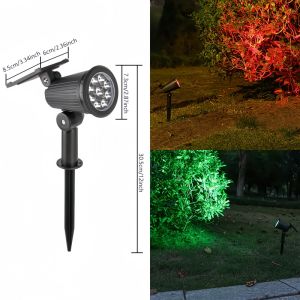Solar Spotlight Garden Outdoor Auto Light Sensor Waterproof Lawn Lights Landscape Lamp  Outdoor Courtyard Lawn Light Waterproof Solar