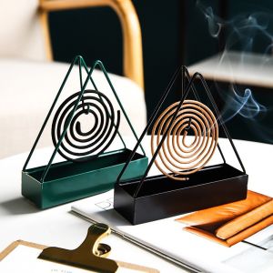 Plastic Triangle Mosquito Incense Holder Household Creative Stand Ebony Shelf Support Mosquito