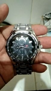JAM TANGAN PRIA STAINLESS FREE BATRE CADANGAN