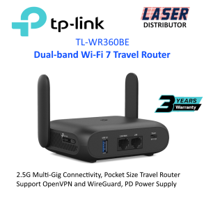TP-Link TL WR3602BE BE3600 Wi-Fi 7 2.5 Gbps Portable  Router