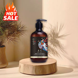 Polygonum Multiflorum Shampoo Black Herbal Natural Polygonum Multiflorum Shine Activ-Infusion Rambut Hitam Berkilau Dengan Urang Aring 300ml