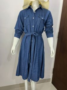 Fashion.ID90 DRESS KOREA DENIM JENNIE 9043