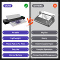 PeriPage P90 Wireless Tattoo Stencil Printer, เครื่องสักความร้อนพร้อมกระดาษลายฉลุ, ชุดเครื่องพิมพ์รอยสักแบบพกพา, เข้ากันได้กับโทรศัพท์มือถือแท็บเล็ตและคอมพิวเตอร์. 