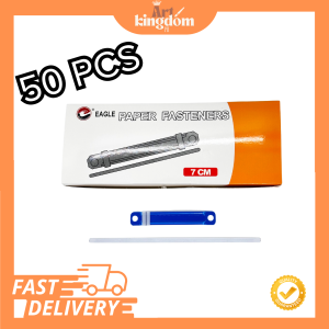 EAGLE Plastic Fastener – 50 Sets per Box Assorted Colors Durable File Binder for School Office & Document Filing
