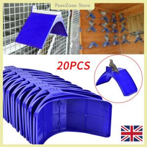 [PureZone] 20 chiếc thiết bị cho chim bồ câu V cho thú cưng Chim Đậu đứng yên cho chim bồ câu đua giá đỡ UK