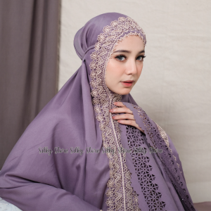 Mukena Dewasa Shakilla Laser Cut Renda Mewah Premium