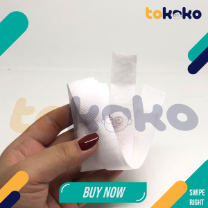 Velcro Perekat Serbaguna per meter Hitam dan Putih