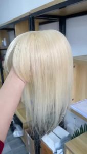 Clip In Hair Pieces Toppers 8"-12" Natural Human Hair Extensions Piece Brown Color Women With Bangs 8x12cm Base2026