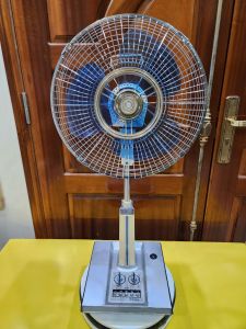 Quạt nội địa Nhật General EF-618 (032228) cổ sắt số ngủ chỉnh góc xoay cánh gài nút thu dây_Hàng nội địa Nhật đã qua sử dụng