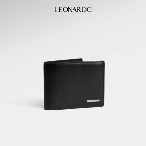 Leonardo Ví Mini Hayden Da Microfiber Cao Cấp Chống RFID Vân Loang Thiết Kế Nhỏ Gọn Năng Động