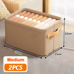 【✅SG stock】 Clothing Storage Box/Wardrobe Storage Organizer/Large Capacity Clothes Organizer/Clothes Underwear Socks Storage box