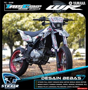 Stiker Striping List Varasi Decal WR 155 R FullBody Bisa Request Desain Suka suka - Decal Sticker Motor WR Yamaha 155 FullBBodyTerbaru / KLX / CRF / DTRACKER / GORDON Desain bisa Custom TC-0119