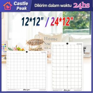 3Pcs Cutting Machine Special Pad Measuring Grid Replacement Translucent PP Material Adhesive Mat with Clear Film