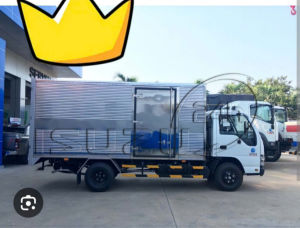 Vè che mưa gắn cho xe tải Isuzu đầu tròn_xe tải ISUZU đầu tròn (bầu) có khoét gương tải từ 1T9 đến 5 Tấn nhựa đen dẻo.