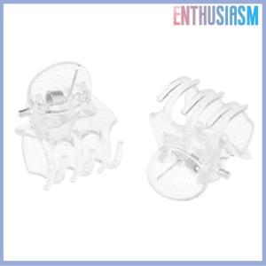 【Enthusiasm】🌟🌟【Hot Sale】🎈 50Pcs Transparent 6 Claws Orchid Clips Plastic Butterfly Flowers Support Clear Fixer For Garden Vine Stem Plants Climbing