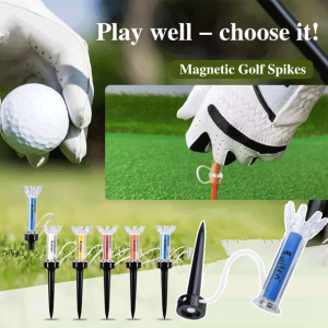 huowa Golf supplies antilost tees magnetic accessories plastic ball holders golf spikes