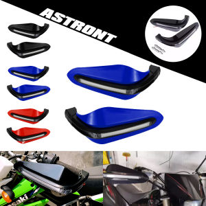 Universal Motorcycle Handguard LED Light Crash Guard ATV Handlebar Hand Guard Lever Guard
