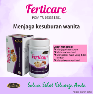 Binasyifa Ferticare Herbal Kesuburan Wanita Program Hamil Promil Melancarkan Haid Menjaga Kesuburan Melancarkan Haid Binasyifa Herbal