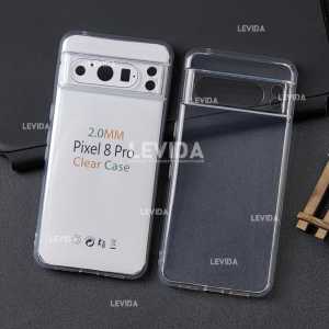 Google Pixel 8 Google Pixel 8 Pro Google Pixel 8A Premium Tpu 2.0mm Softcase Silikone Super Bening Clear Case Google Pixel 8 Google Pixel 8 Pro Google Pixel 8A