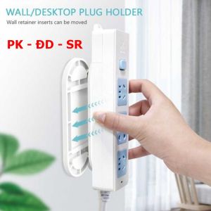 3 Miếng Dán Tường Treo Ổ Cắm Điện Móc Treo Đồ Treo Tranh Có Cách Điện – Tiện Lợi An Toàn Dễ Dán - Siêu Rẻ