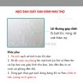 Giấy dán kính 3d cao cấp , decal dán kính dày hoa văn đẹp dán cửa sổ phòng ngủ phòng khách văn phòng 90cmx50cm. 