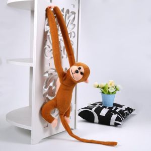 STRONGI Birthday Gifts Soft Animal Doll Party Decorate Anti-Collision Stuffed Doll Monkey Stuffed Doll Banana Monkey Doll Long Arm Monkey Plush Toys Monkey Plush Toy