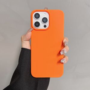 Original Fluorescent Liquid Silicone Case For iPhone 17 Air 16 15 14 13 12 11 Pro Max Plus XS XR X Matte Frameless Cooling Cover