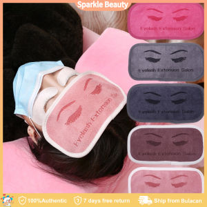 Professional Eyelash Extension Forehead Sticker Pad Soft Head Towel Grafted Eyelashes Tray Stand Pallet Lash Tray Holder Beauty Salon Tool