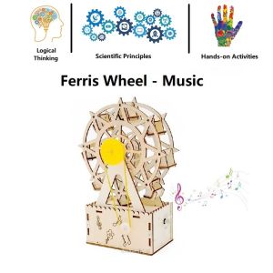 DIY Handmade Science STEM Kit: DIY Musical Ferris Wheel: Educational Science Toys: STEM Kids Toys