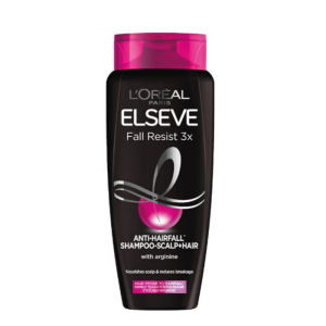 Loreal Elseve Fall Resist 3X Shampoo155ml |(HITAM)rambut rontok