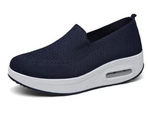 Razorstorm 2025 New White Slip On Shoes for Women Nurse Shoes Black Rubber Shoes for Lady Breathable Sneakers Comfortable Platform Wedge Shoes