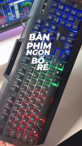 Bàn Phím Máy Tính Gaming RGB SIDOTECH LDK V4 Pro Có Dây / Đèn LED RGB Chống Nước Chơi Game Máy Tính Esport - Chính Hãng