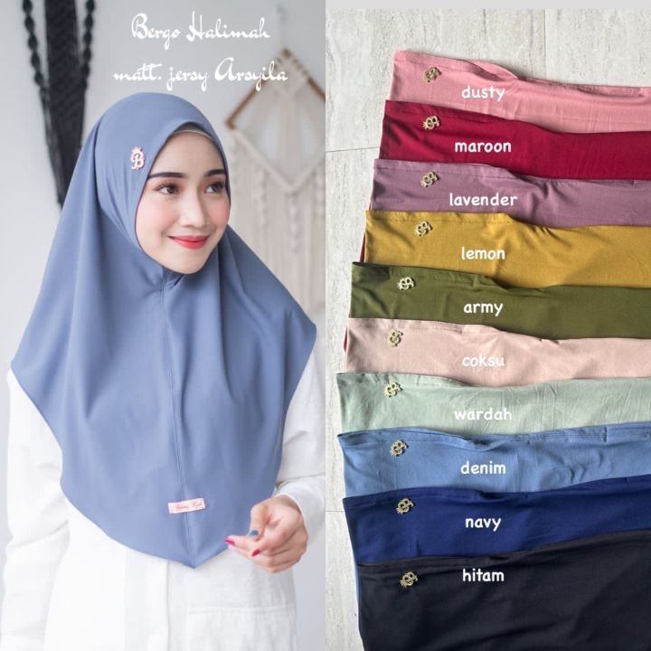 Bergo Jersey Kerudung Instan