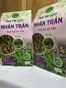 2 hộp trà nhân trần túi lọc trà túi lọc nhân trần thanh nhiệt an thần ngủ ngon nóng trong người