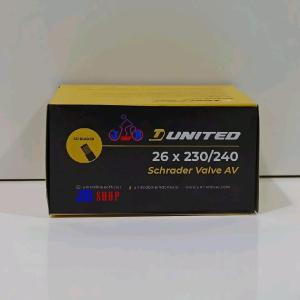 BAN DALAM SEPEDA 26 X 2.125 2.20 2.30 2.35 2.40 AV 35MM 48MM SEPEDA MTB 26X2.20 26X2.30 26X2.40 UNITED SWALLOW 26 X 2125 220 230 235 240