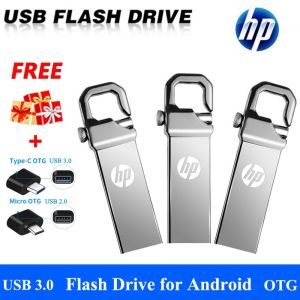 ♥100%Original Product+FREE Shipping+COD♥ HP USB 32gb Flash Drive Metal Waterproof Metal Pen drive High speed USB Flash Disk COD