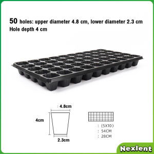 Nexlent Seedling Tray 50/72/105 Holes Garden Trays Strength Seed Germination Plant Flower