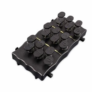 WEYAN 18 nút bấm Trình huấn luyện hợp âm guitar Một cú nhấp chuột Dễ dàng ấn Dụng cụ thay đổi hợp âm guitar Hỗ trợ đào tạo Tư thế tay Công cụ hỗ trợ luyện tập các hợp âm guitar. Dành cho người mới bắt đầu.