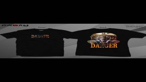 PROXY Apparel - Graphic Shirts Danger 100% Premium Cotton .c