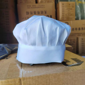 Chef Hat for Men Women Waiter Mesh Hat Bakery Work Cap Cook Adjustable Dustproof Cap Hotel Kitchen