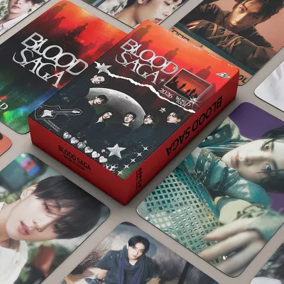 55pcs/box ENHYPEN Photocards BLOOD SAGA Album KPOP LOMO Card Collection Card