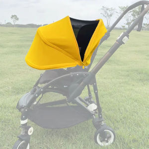 Stroller Sun Canopy Compatible Bugaboo Bee3/5/6 Fox Pushchair Extendable Sunshade Baby Trolley Roof Pram Hood With Mesh Window