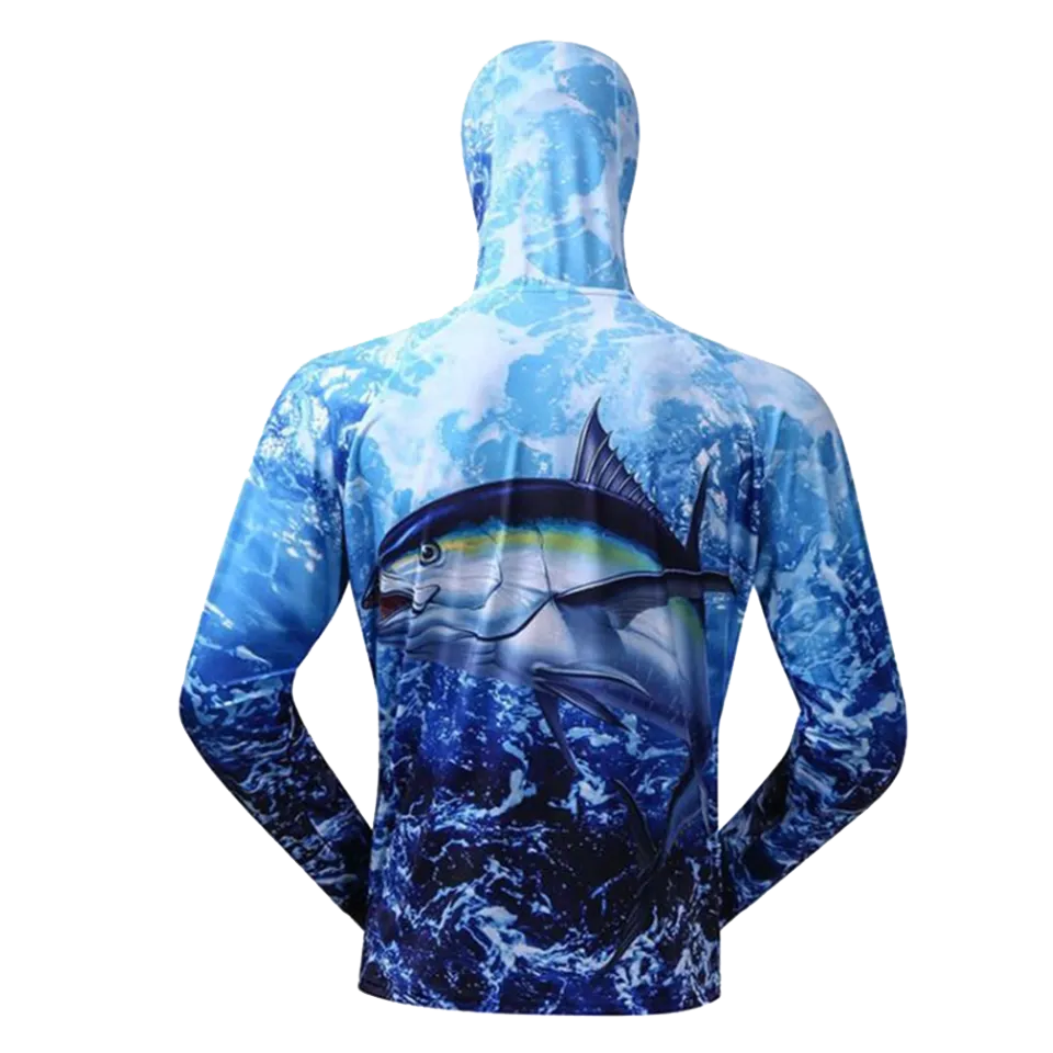 ABU Garcia Anti-UV Fishing Shirt Jacket Sun Fishing Shirt Sports Long  Sleeve Hoodies Fishing Clothes