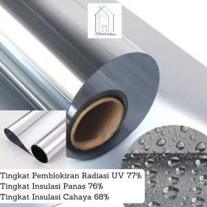 RIBEN dan ONE WAY Kaca Film Pelindung Jendela Anti UV/Insulasi Panas 100% Lebar 152cm