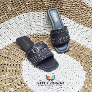 SANDAL TEPLEK KOKOP TERBARU VARIASI MODEL CANVAS KOBE